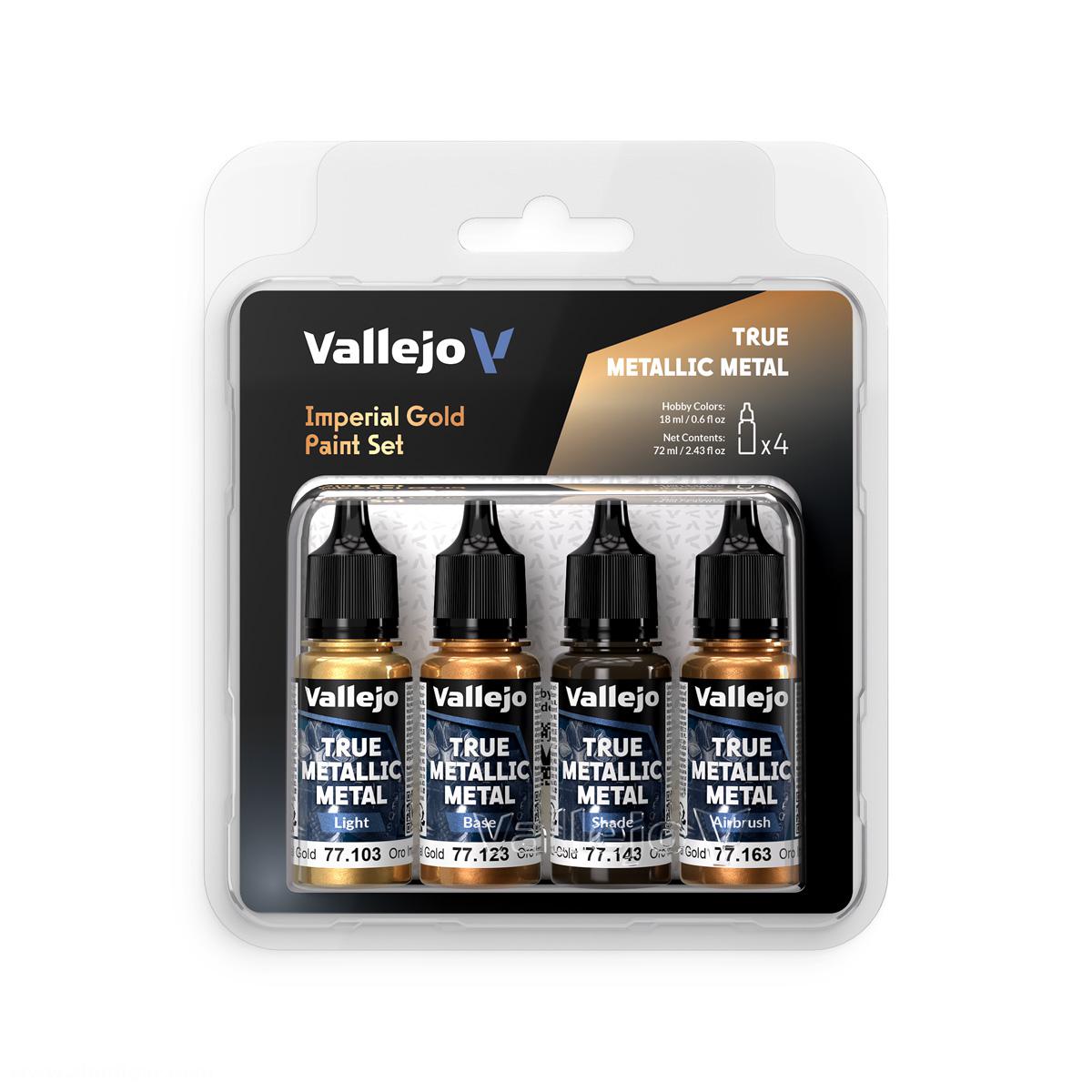 Acrylicos Vallejo TMM: Imperial Gold Farbset
