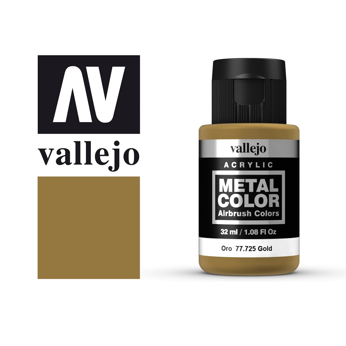Acrylicos Vallejo Gold - Metal Color