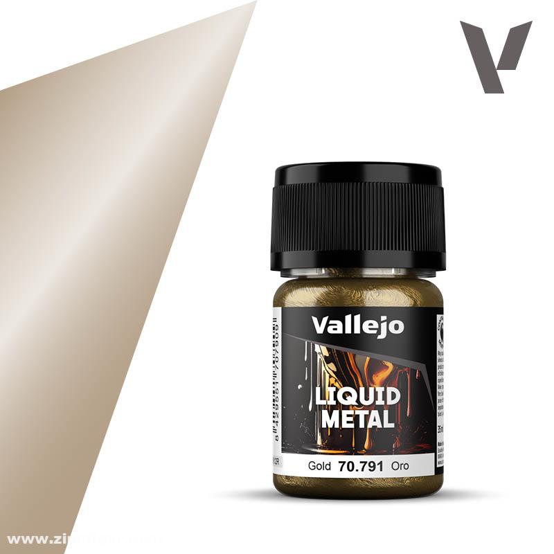 Acrylicos Vallejo Gold (Metallfarbe auf Alkoholbasis)