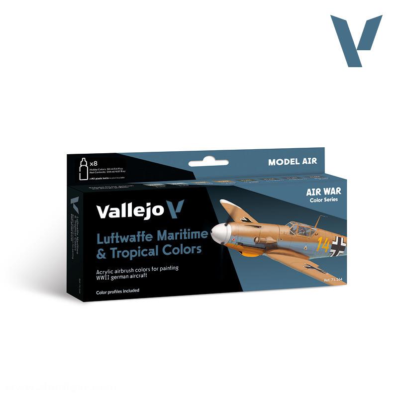 Acrylicos Vallejo Luftwaffe See- und Tropenfarben - Model Air