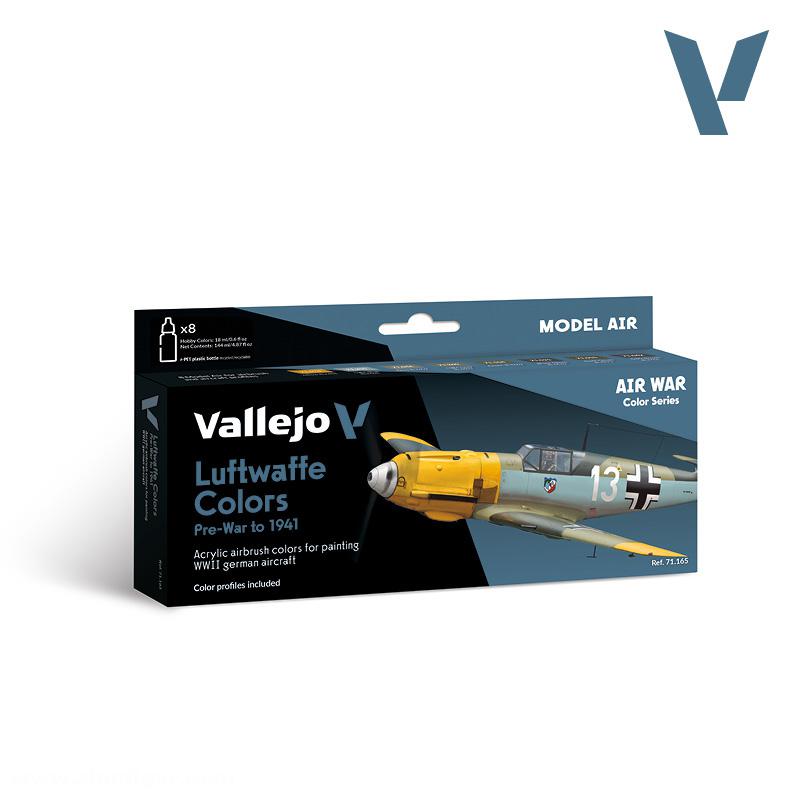 Acrylicos Vallejo Luftwaffe Farben bis 1941 - Model Air