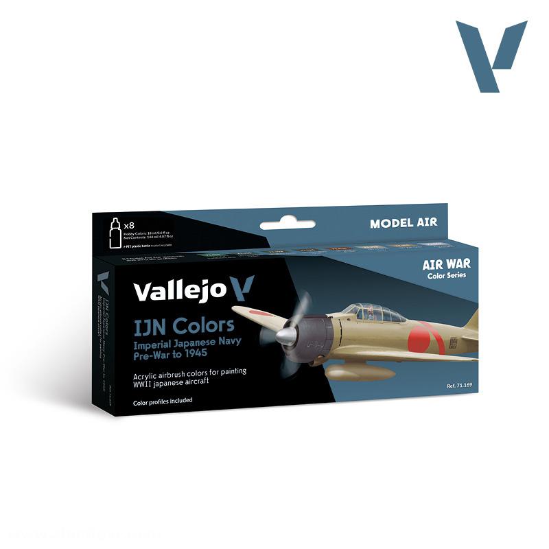 Acrylicos Vallejo Kaiserliche Japanische Marine-Flieger (IJN) Farbset - Model Air