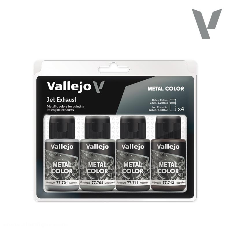 Acrylicos Vallejo Flugzeug- Düsentriebwerke - Metal Color