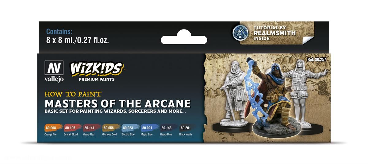 Acrylicos Vallejo WizKids: Masters of the Arcane