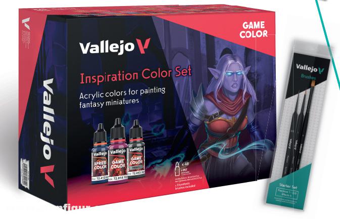 Acrylicos Vallejo Game Color: Inspiration Color Set