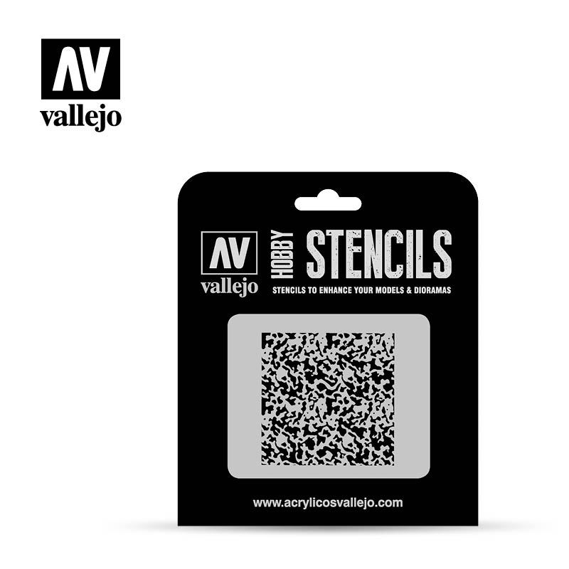 Acrylicos Vallejo Vallejo Schablonen - Verwitterte Farbe 1/72