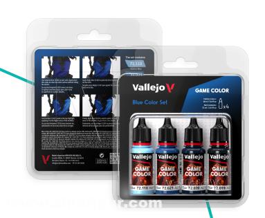 Acrylicos Vallejo Game Color: Farbset Blau