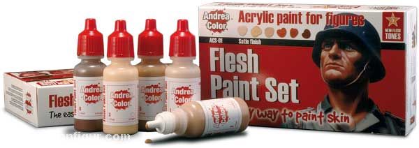 Andrea Miniatures Hautfarben-Set von Andrea Miniatures