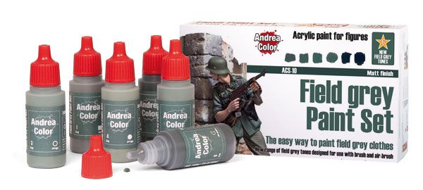 Andrea Miniatures Feldgrau Paint Set