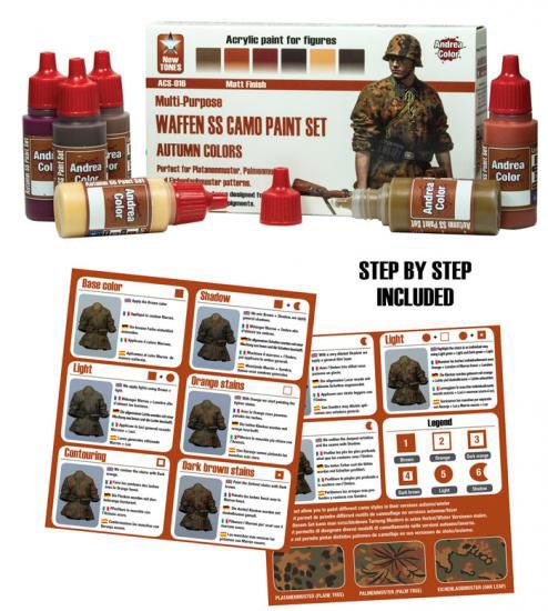 Andrea Miniatures Waffen SS Tarnfarben (Herbst) Set