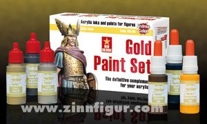 Andrea Miniatures Gold Paint Set
