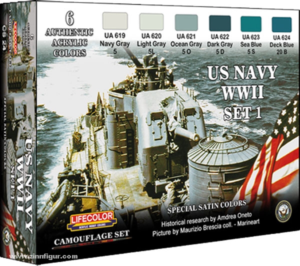 Lifecolor US Navy WW2 Set 1
