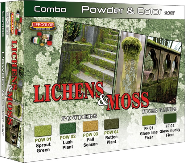 Lifecolor Flechten und Moos Set
