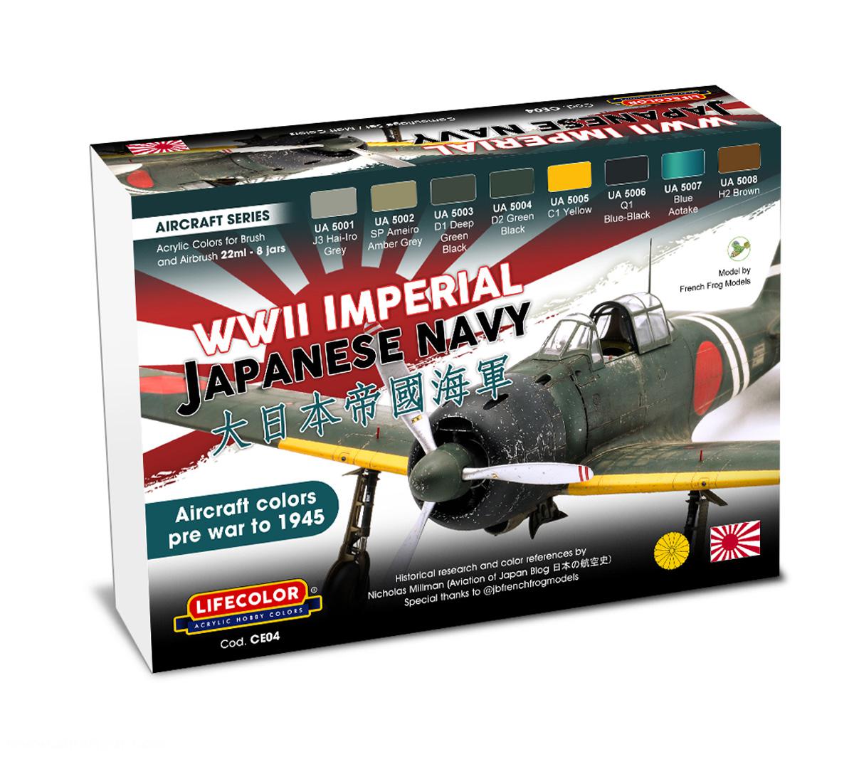 Lifecolor SET: WWII Imperial Japanase Navy