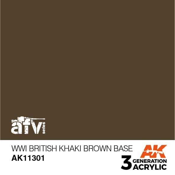 AK Interactive WWI Britisch Khaki Braun Basis - AFV