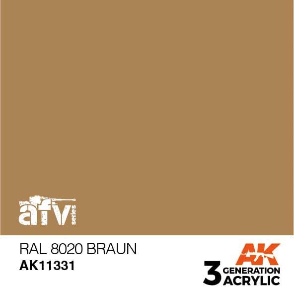 AK Interactive RAL 8020 Braun – AFV