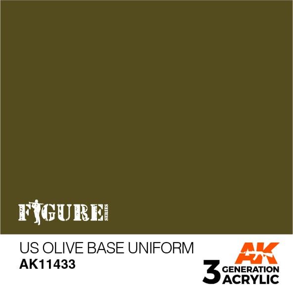 AK Interactive US Uniform Olivgrün Grundfarbe