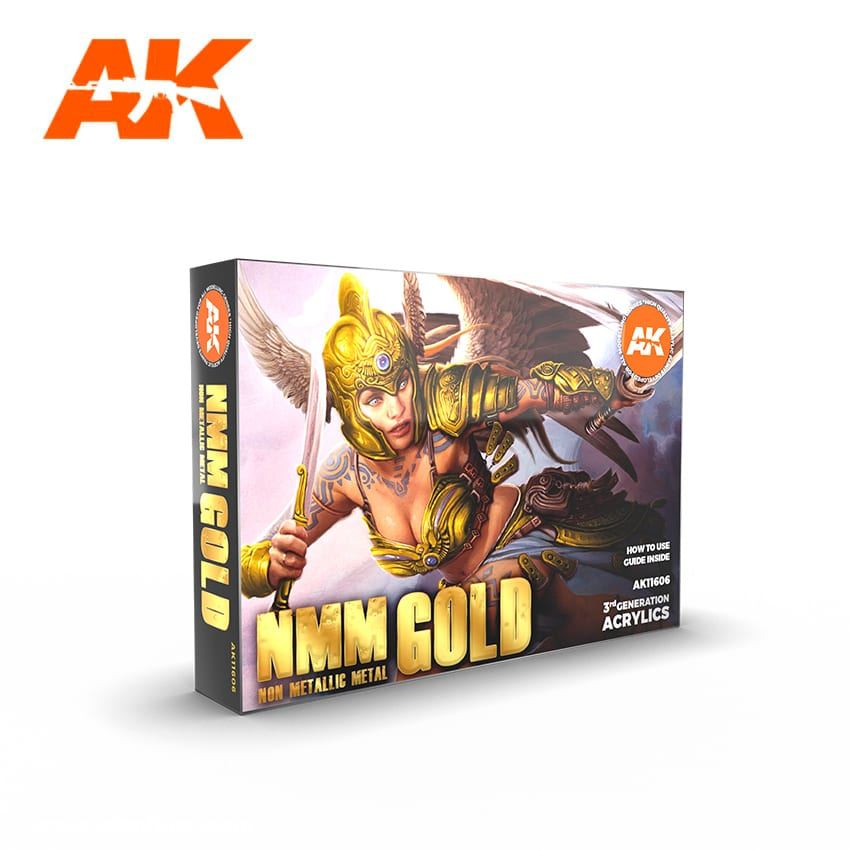 AK Interactive Farbset: NMM -Gold- (AK 3.Generation)