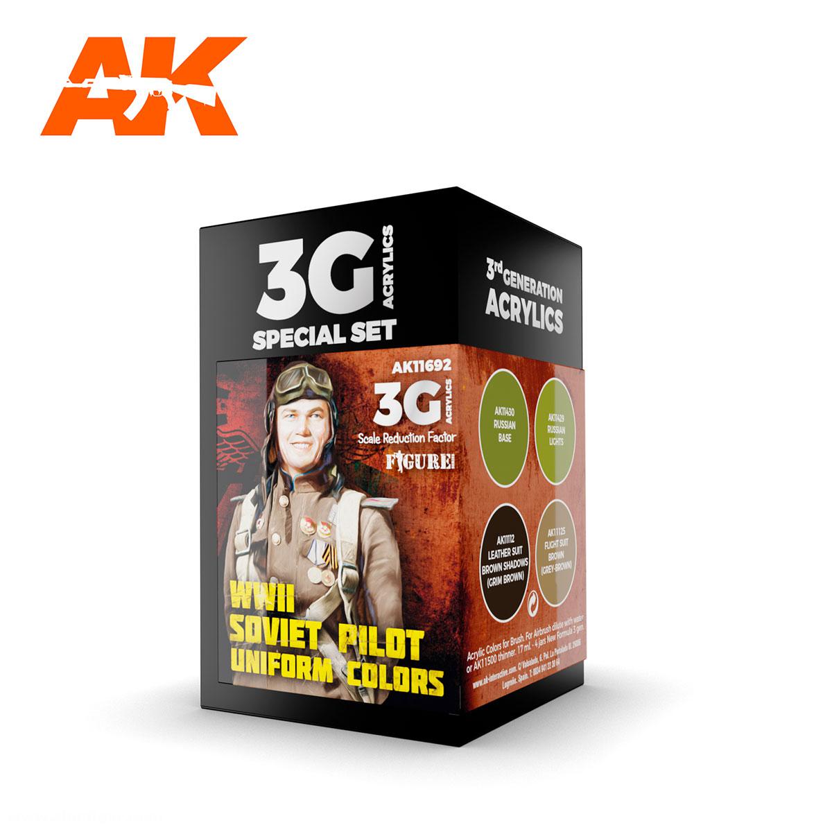 AK Interactive WWII SOVIET UNIFORM COLORS 3G