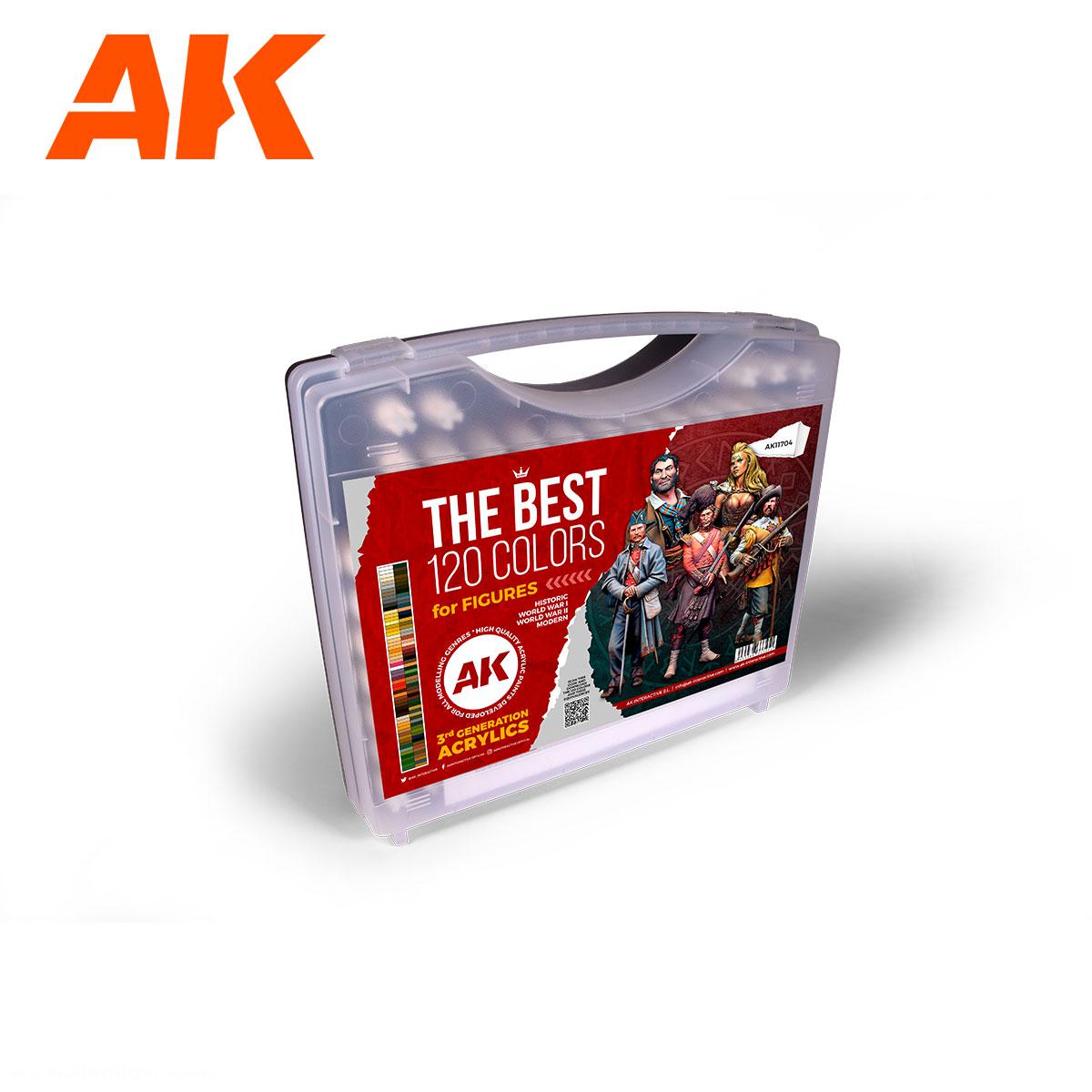 AK Interactive Die 120 besten Farben für die Bemalung von Figuren