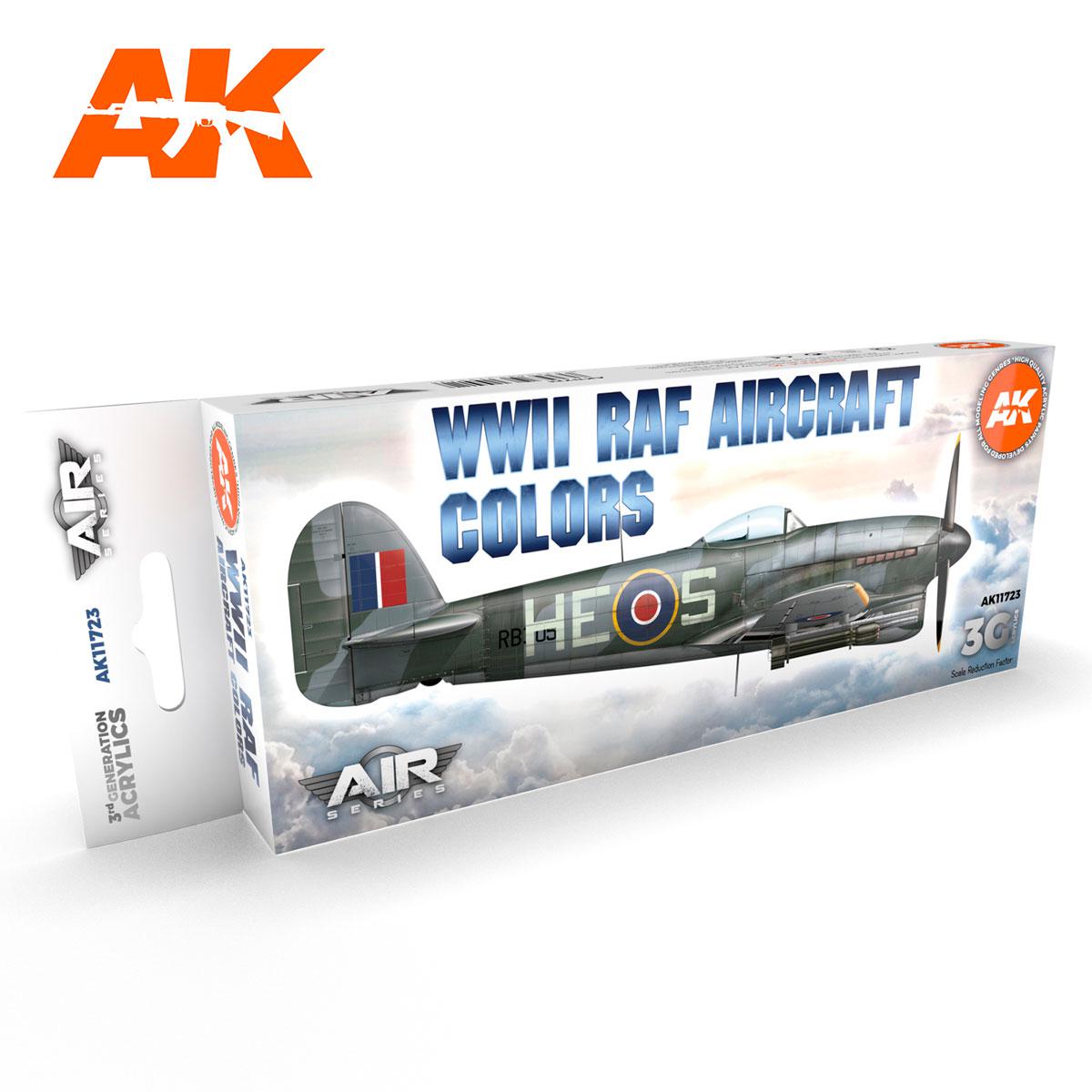 AK Interactive WWII RAF Flugzeug Farbset 3G