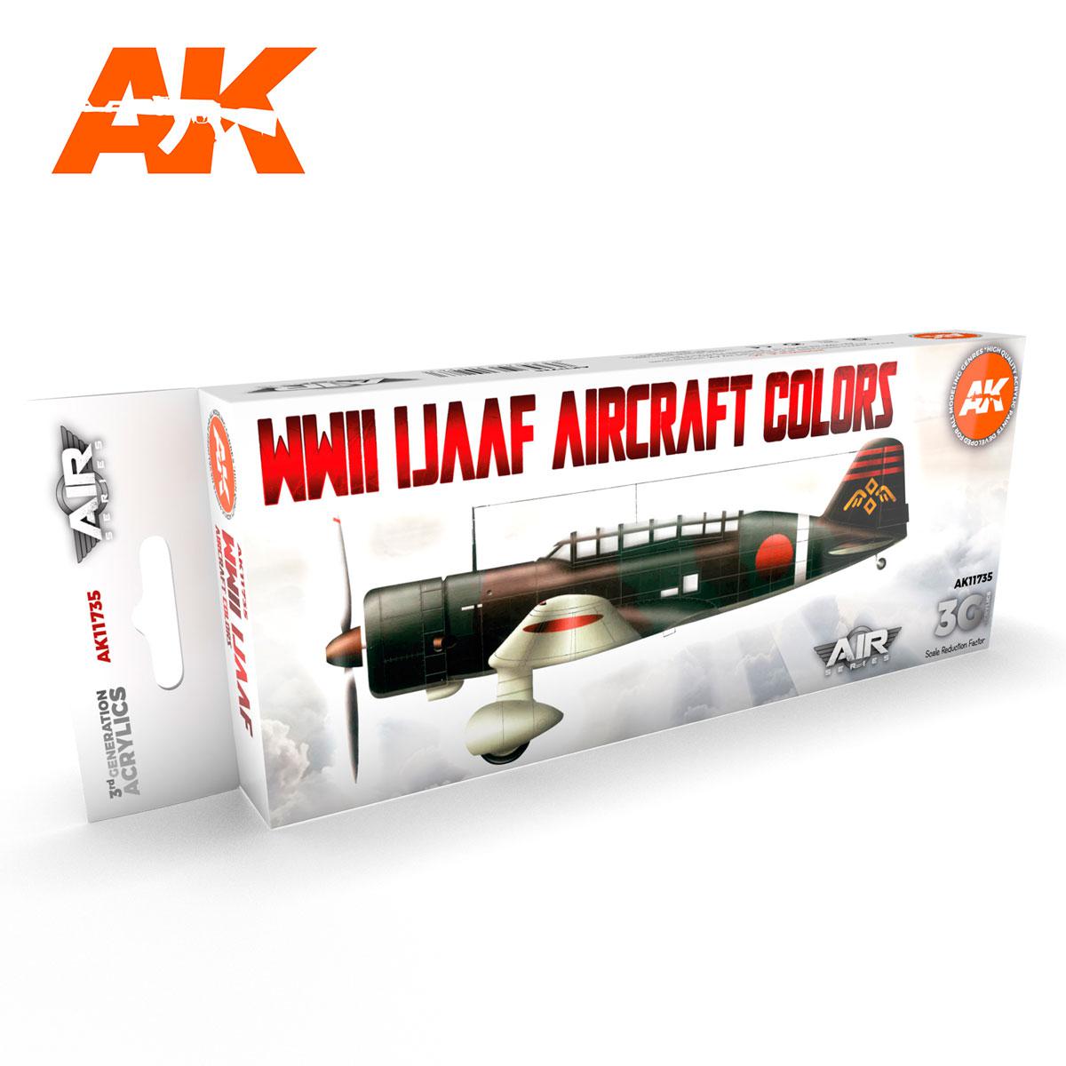 AK Interactive WWII IJAAF Flugzeug Farbset 3G