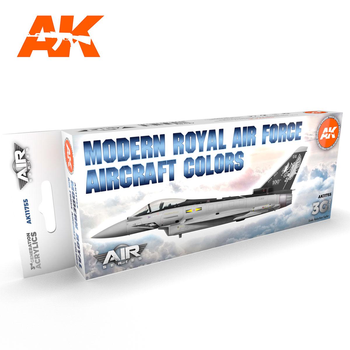 AK Interactive Modern Royal Air Force Aircraft Colors SET 3G
