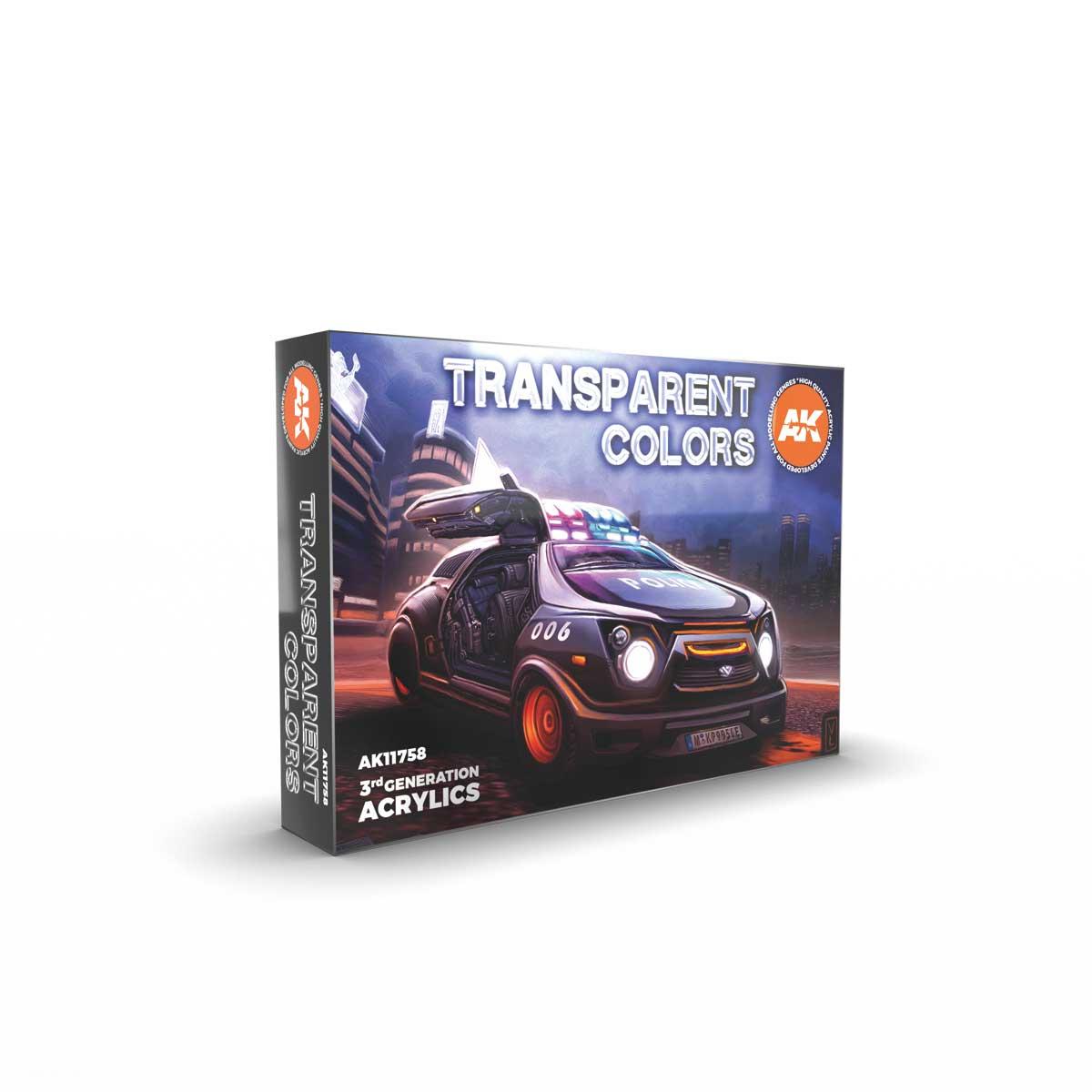 AK Interactive Set: Transparent Colors