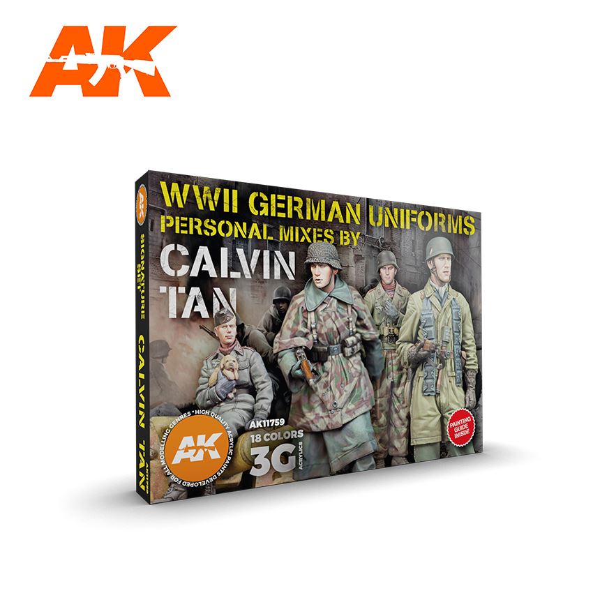 AK Interactive 2. WK Deutsche Uniformen Farbset von Calvin Tan