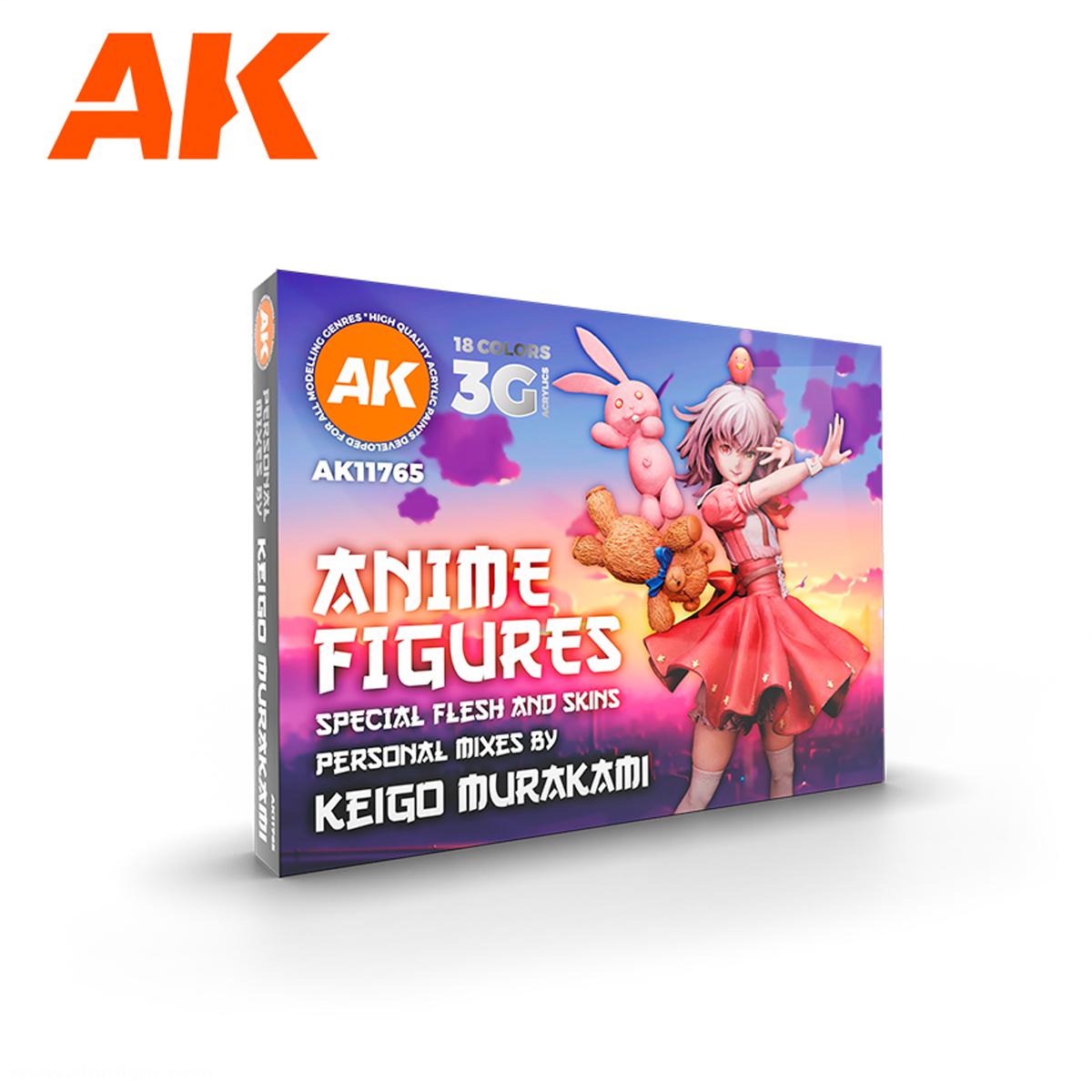 AK Interactive Signature Set -Keigo Murakami Personal Mixes - Anime Figuren Farbet