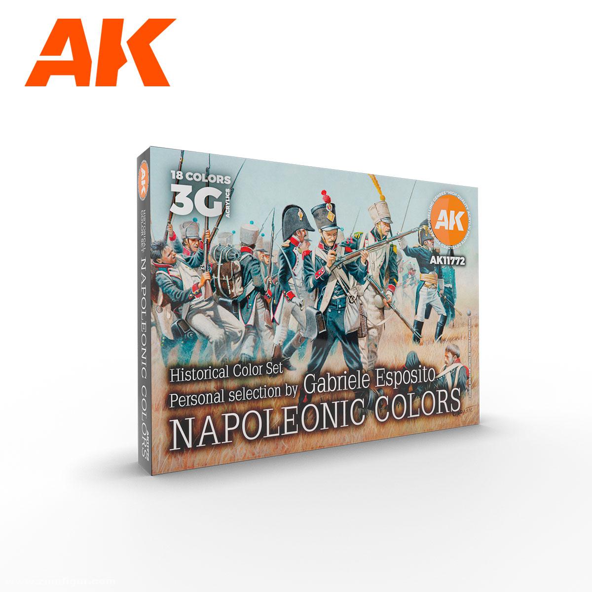 AK Interactive Signature Set - Historisches Farbset - Napoleonische Farben von Gabriele Esposito