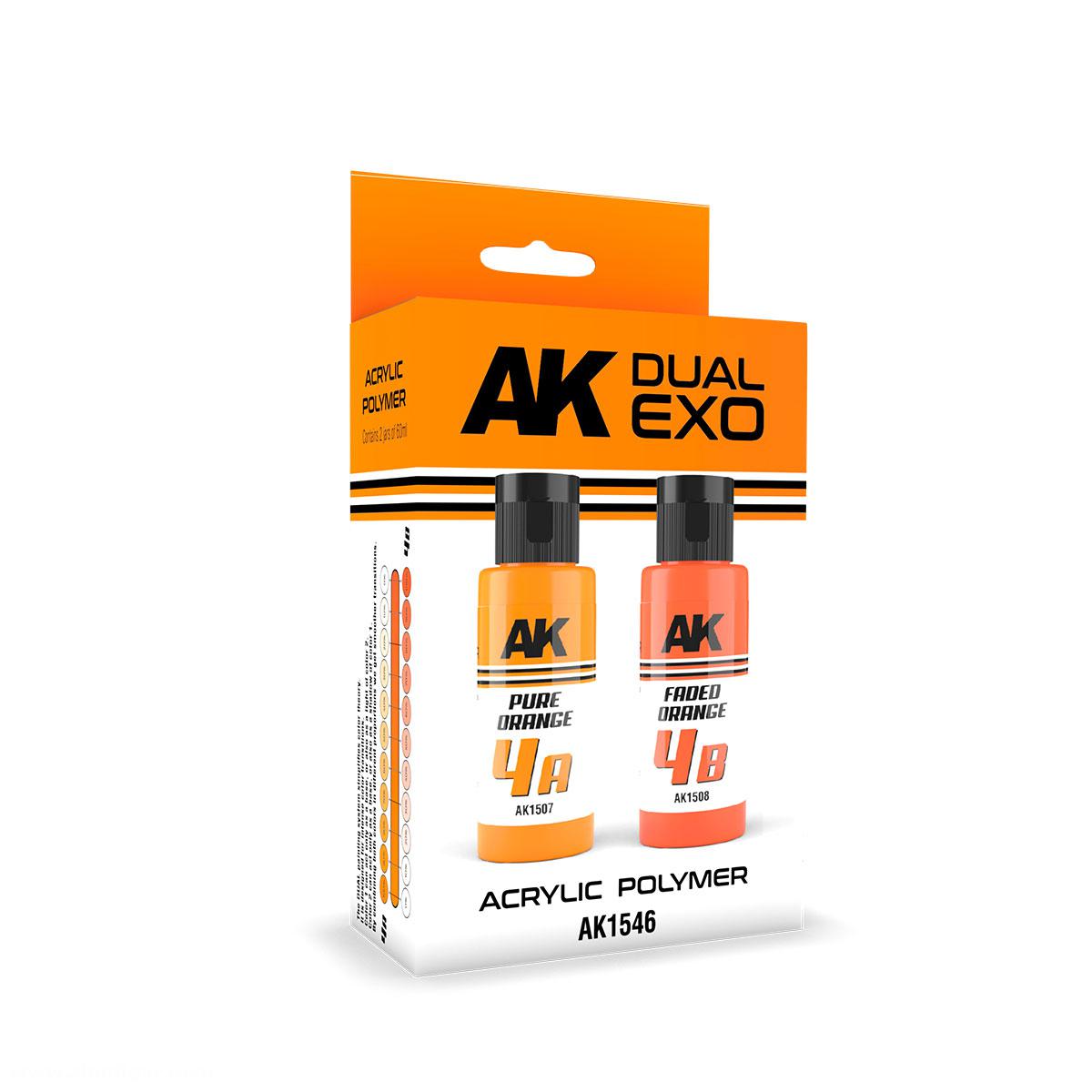 AK Interactive Pure Orange & Faded Orange Dual Exo Set