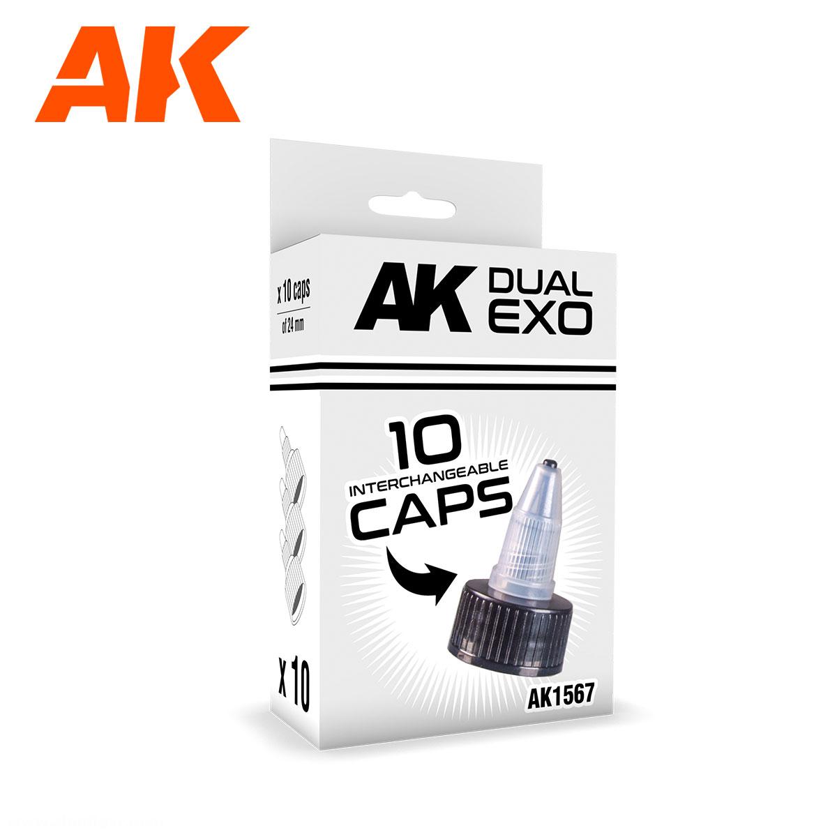 AK Interactive Set Black Caps
