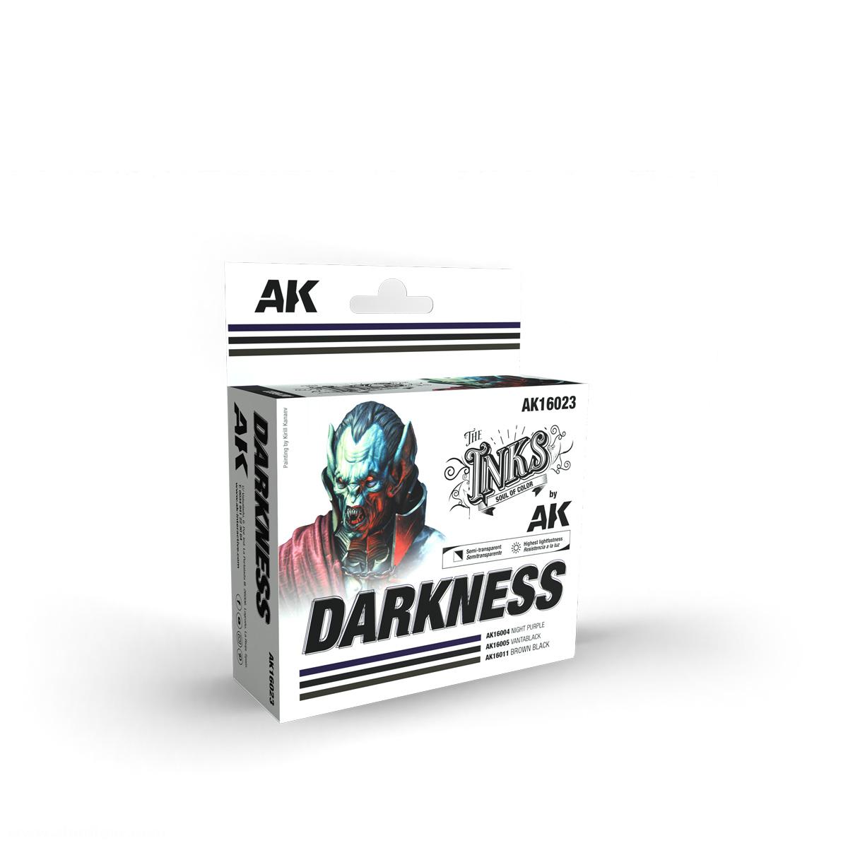 AK Interactive Inks Set: Dunkelheit