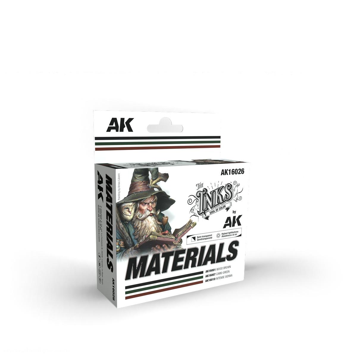 AK Interactive Inks Set: Materialien