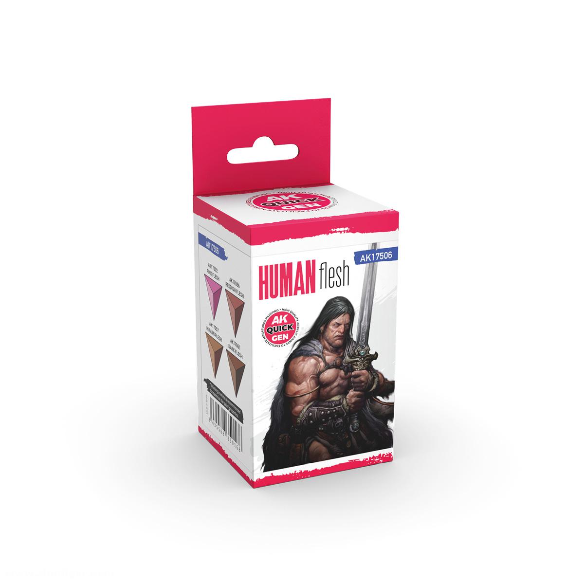 AK Interactive Quick GEN Set: Human Flesh