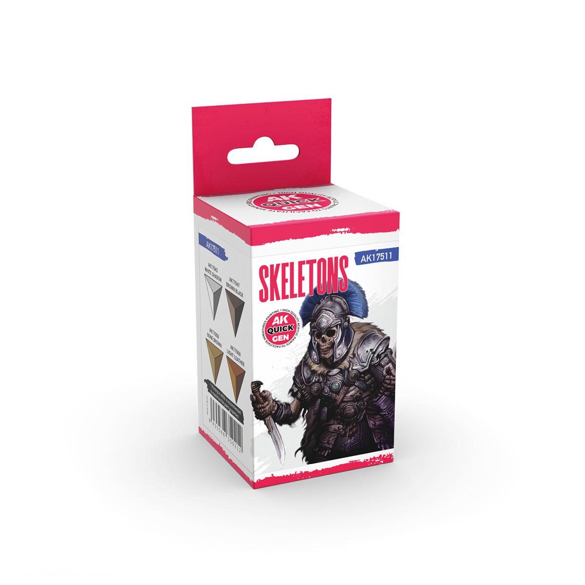 AK Interactive Quick GEN Set: Skeletons