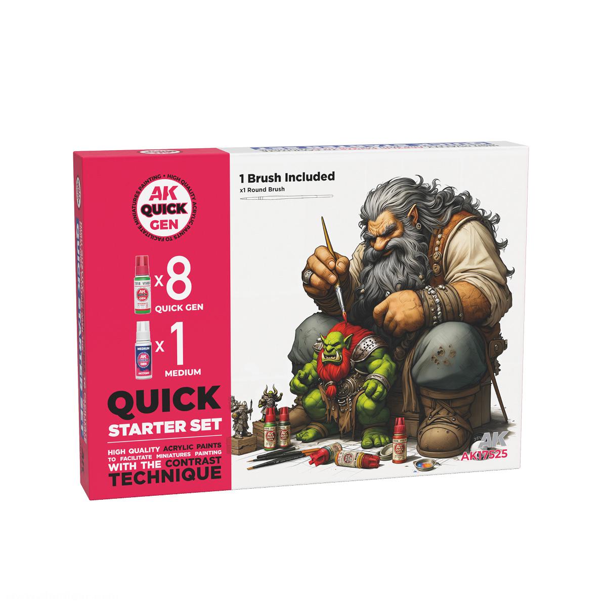 AK Interactive Quick GEN: Quick Starter Set