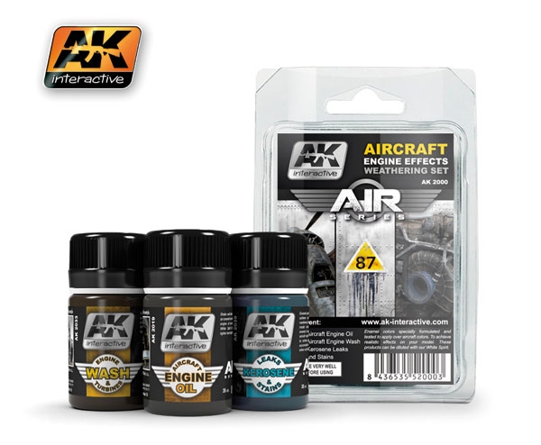 AK Interactive Flugzeugmotoren Alterungsset - Air Series