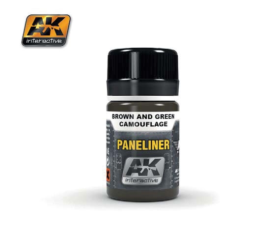 AK Interactive Panel-Liner für Braun und Grün