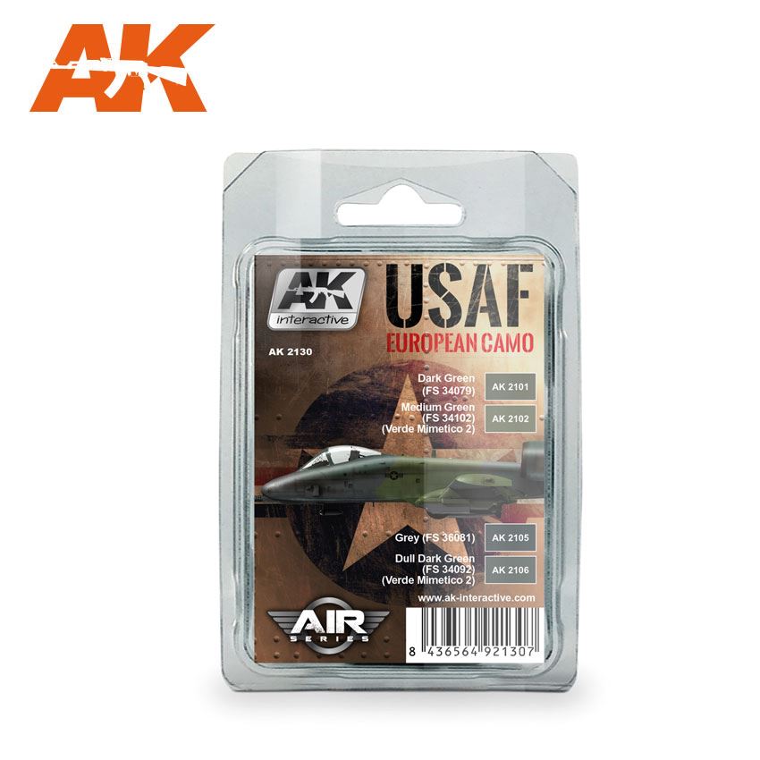 AK Interactive US Airforce Europäische Tarnfarben