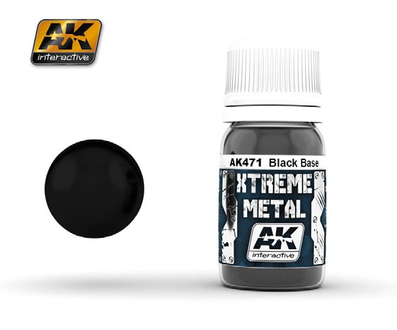 AK Interactive Xtreme Metal - Schwarze Grundierung