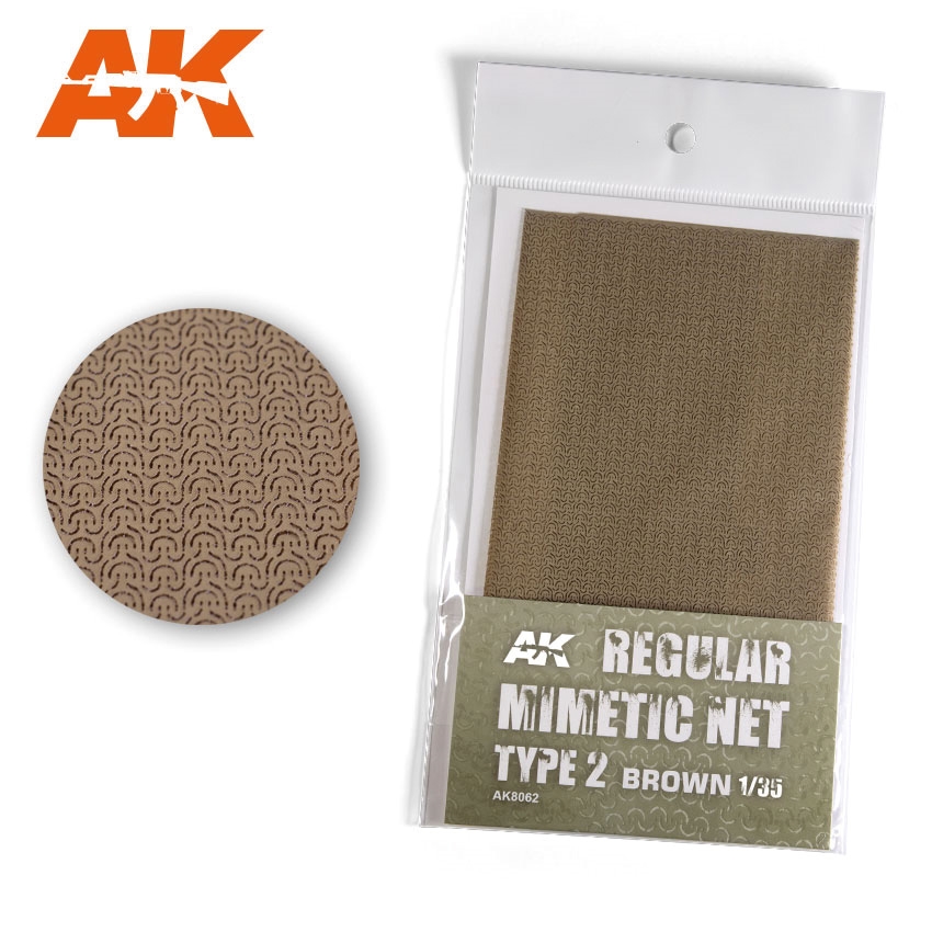 AK Interactive Tarnnetz Braun, Typ 2