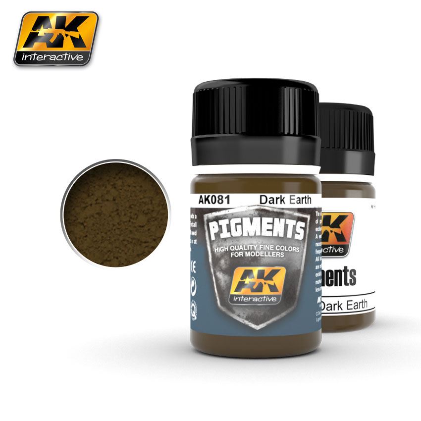 AK Interactive Dunkle Erde Pigment