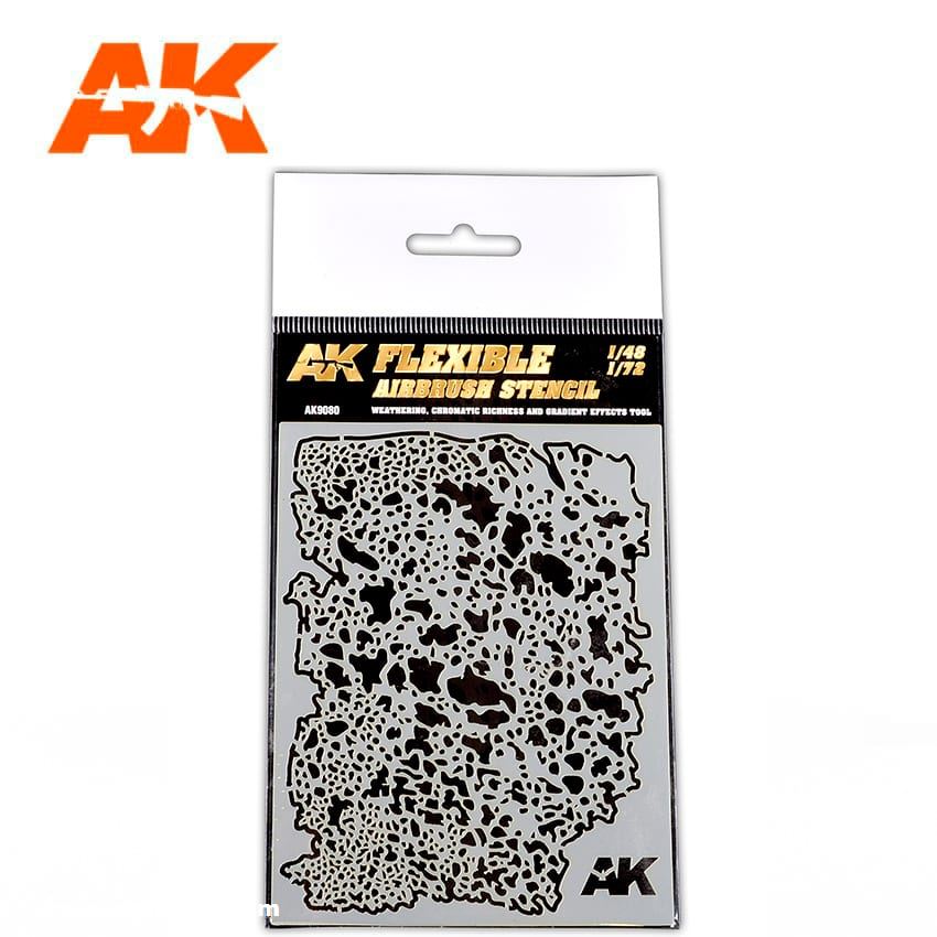 AK Interactive Flexible Airbrush-Sprühschablone Teil 2