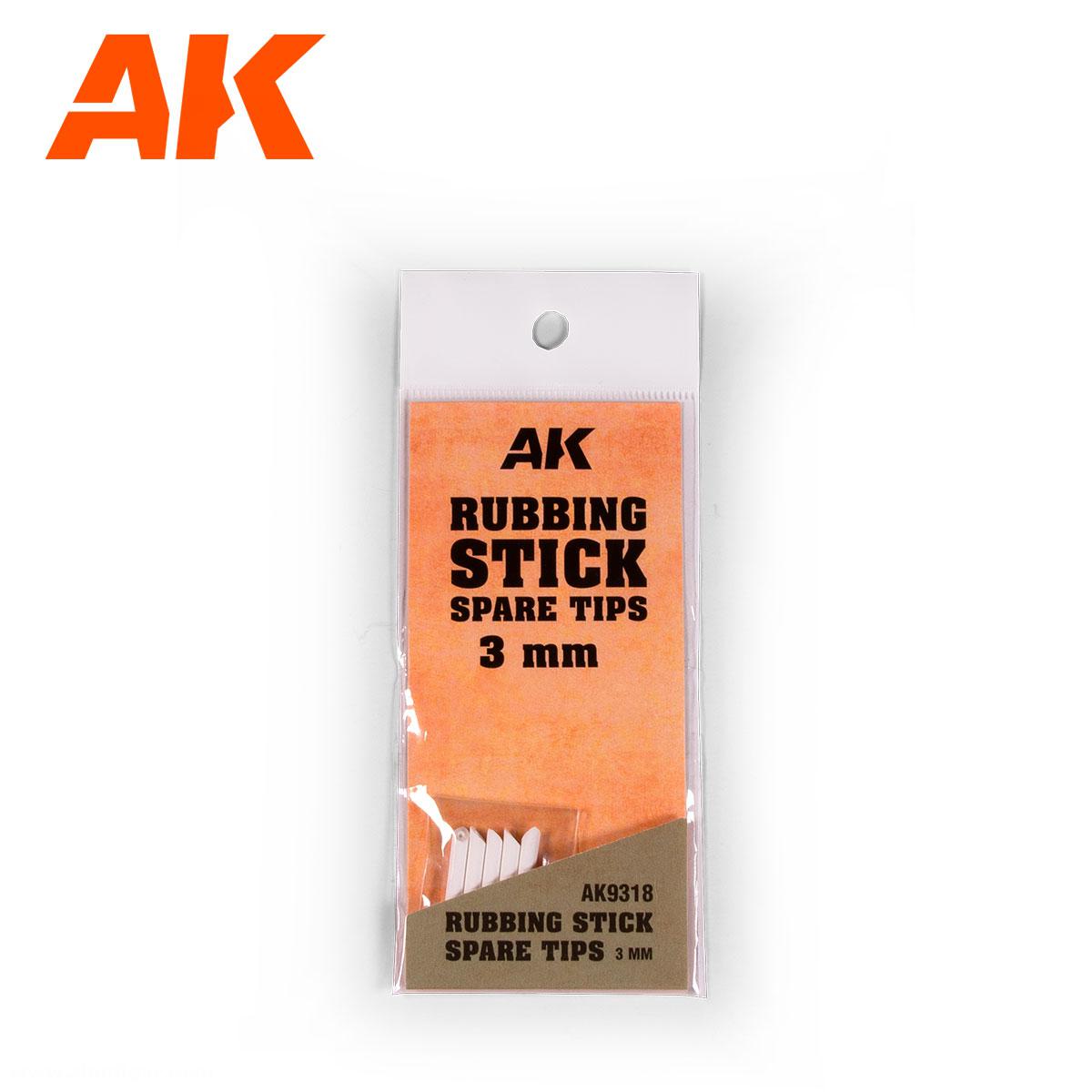 AK Interactive Schwämmchen-Stick Nachfüllpackung 3 mm