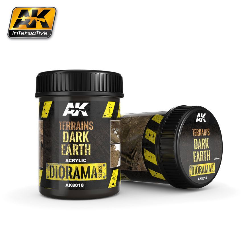 AK Interactive Gelände -Dunkle Erde- 250 ml