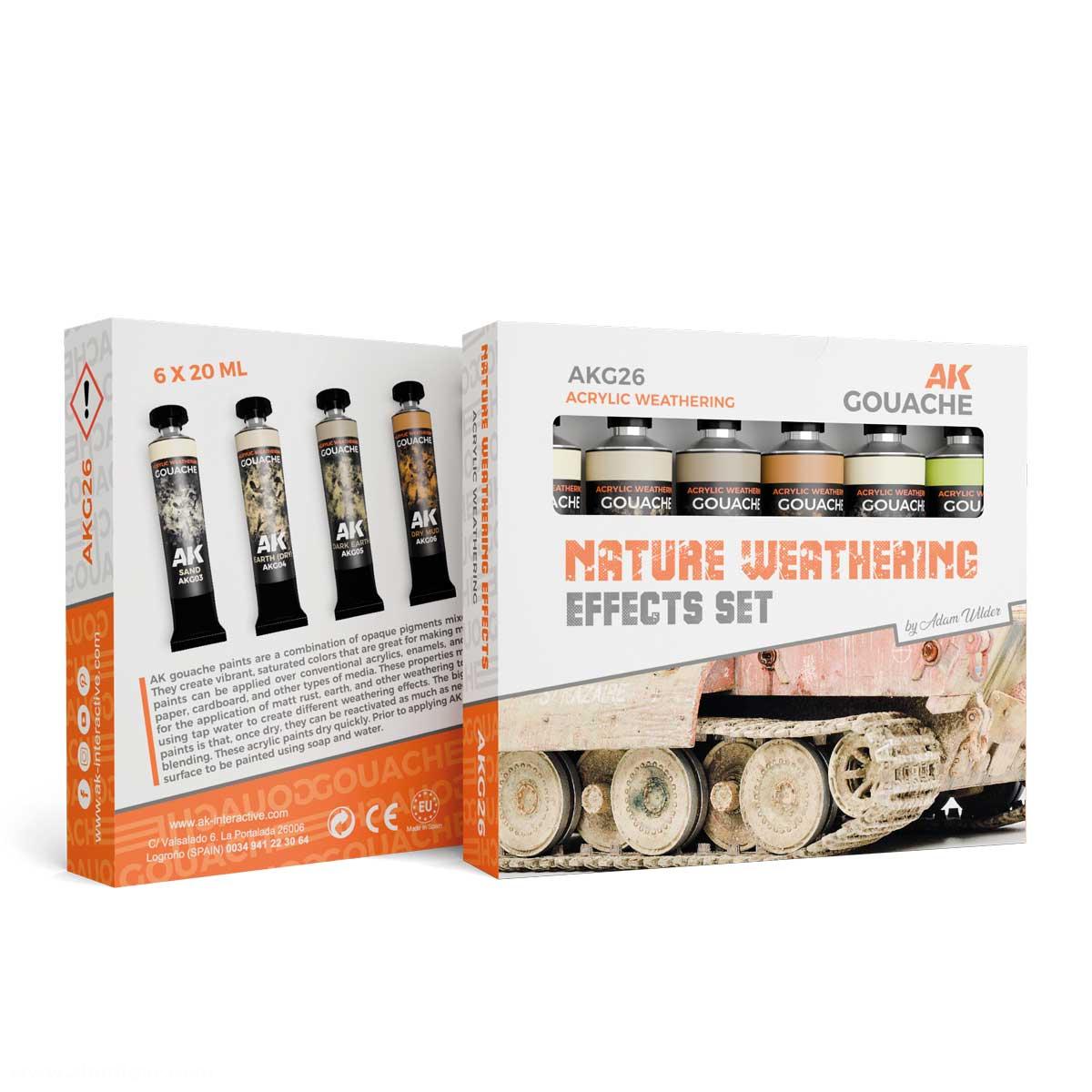 AK Interactive Nature Weathering Effects Set