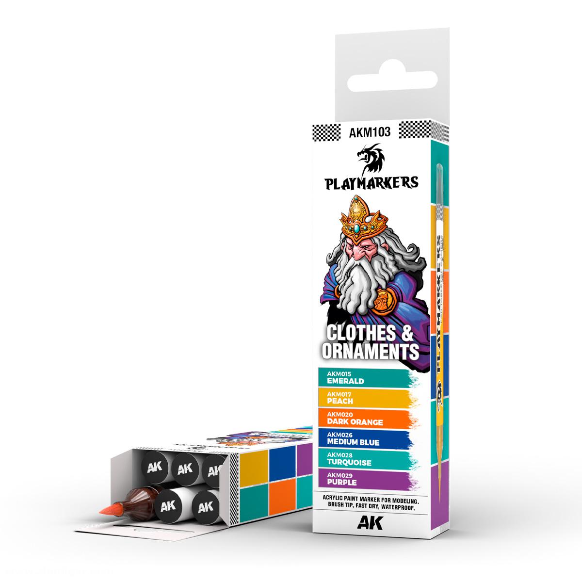 AK Interactive Playmarker Set: Clothes and Ornaments