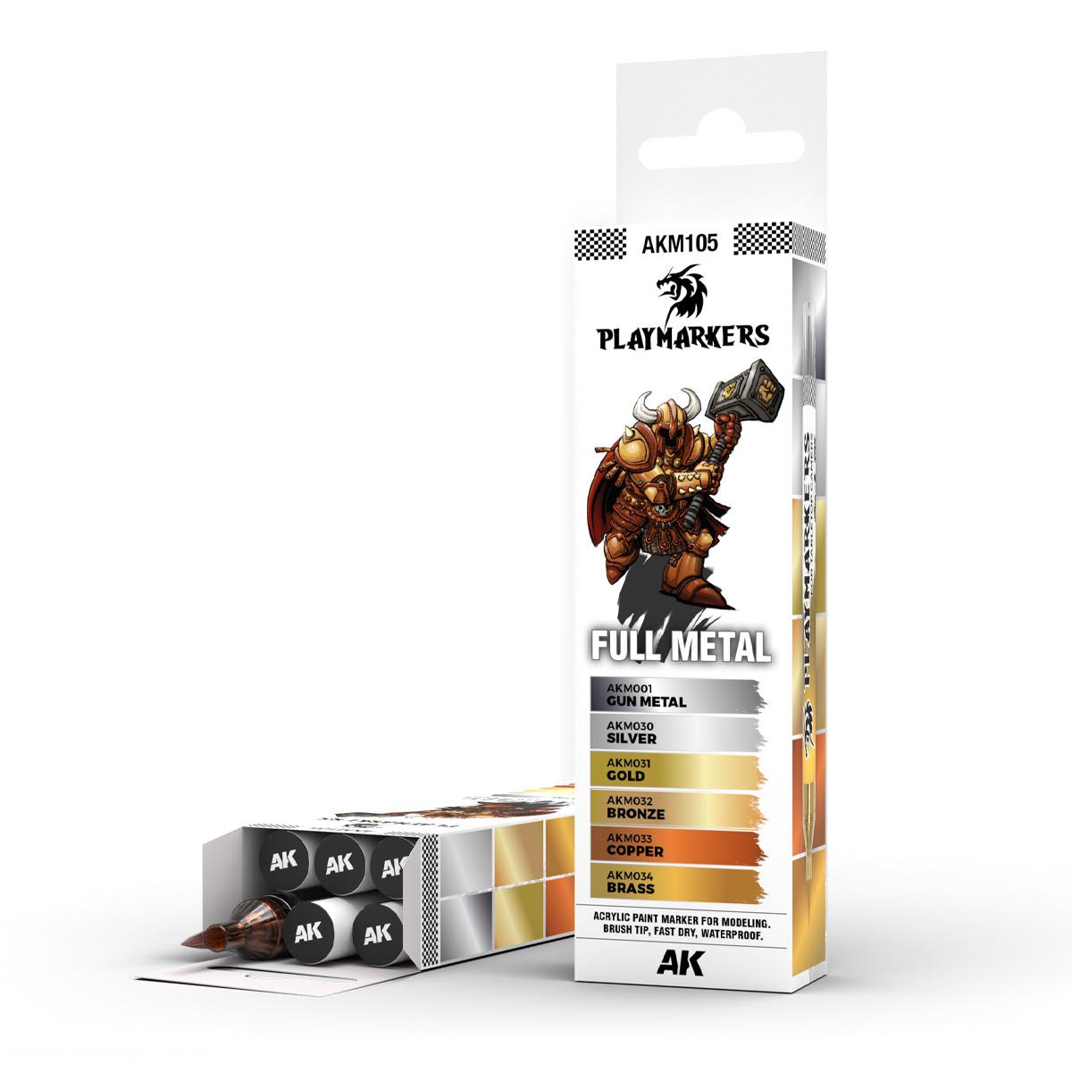 AK Interactive Playmarker Set: Full Metal